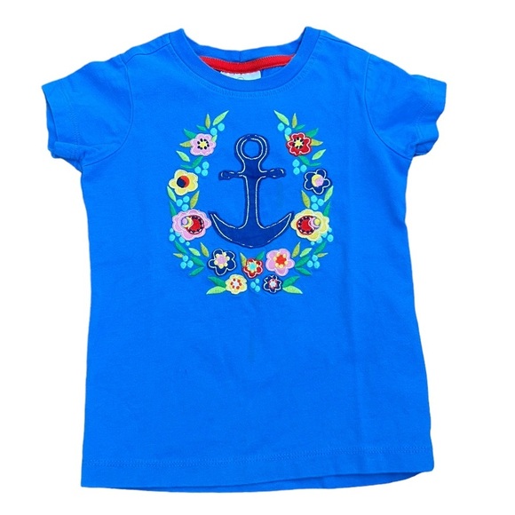 Hanna Andersson Anchor Nautical Summer Tee 4 - Picture 1 of 4